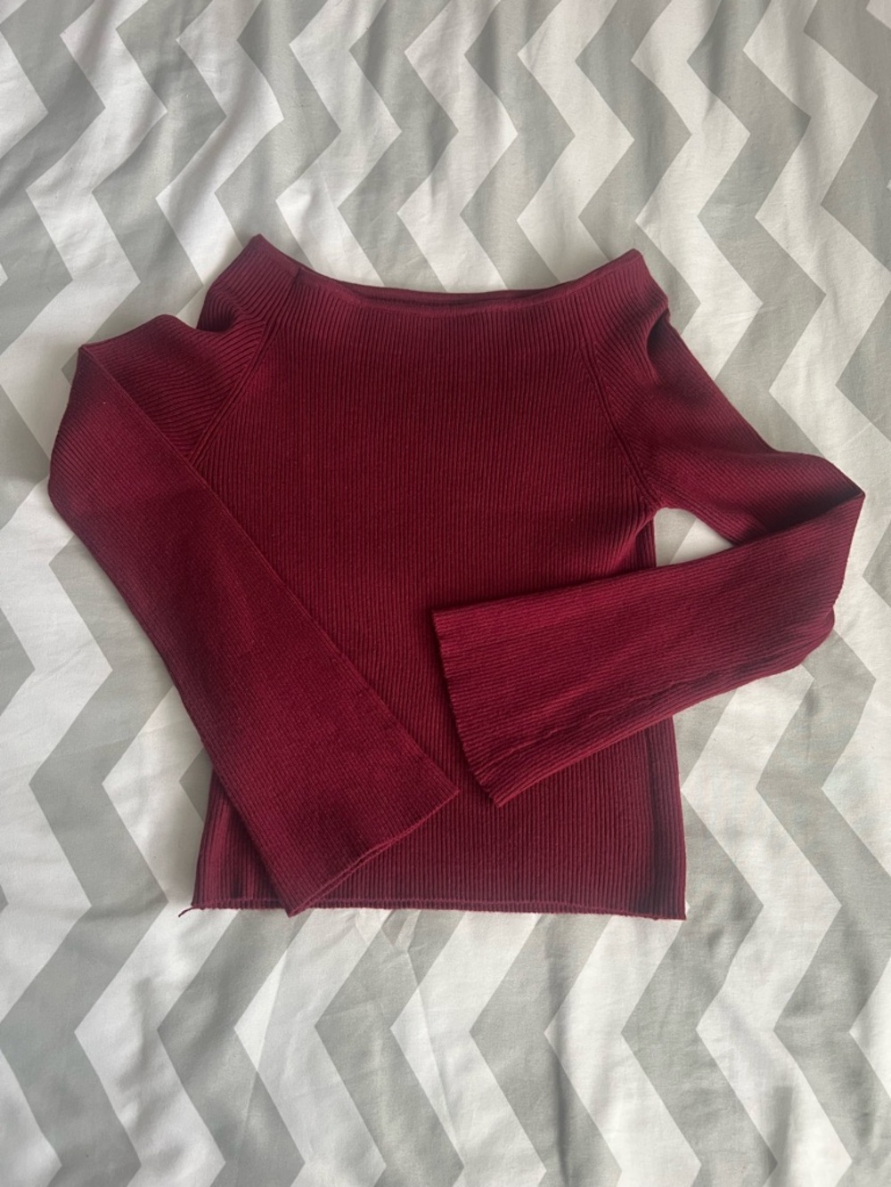 SHEIN long sleeve red top